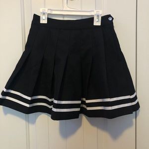 Pleated school girl skirt